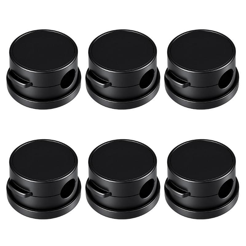 6Pieces 360 Degree Rotating Cord Keeper Magnetic Cable Organiser Adhesive Cable Clip For Desk Cable Cord Management чорний
6Pieces 360 Degree Rotating Cord Keeper Magnetic Cable Organiser Adhesive Cable Clip For Desk Cable Cord Management чорний