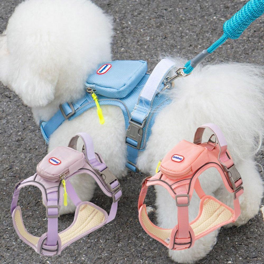 Adjustable Dog Chest Strap Breathable Dog Harness and Leash Set Dog Harness Vest Outdoor S синій
Adjustable Dog Chest Strap Breathable Dog Harness and Leash Set Dog Harness Vest Outdoor S синій