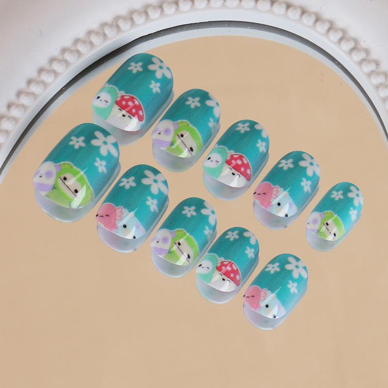 Children s Wearable Cute Cartoon Nail Tips - Short Round, 24 Removable False Nail Pieces for Girls Glue Style
Children s Wearable Cute Cartoon Nail Tips - Short Round, 24 Removable False Nail Pieces for Girls Glue Style