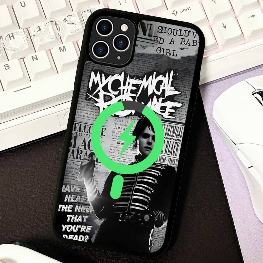 Rock Band M-My C-Chemical R-Romance For Magsafe Phone Case For IPhone 16 15 11 12 13 14 17 Pro Max Plus Magnetic Wireless Charge iPhone 14 plus
Rock Band M-My C-Chemical R-Romance For Magsafe Phone Case For IPhone 16 15 11 12 13 14 17 Pro Max Plus Magnetic Wireless Charge iPhone 14 plus