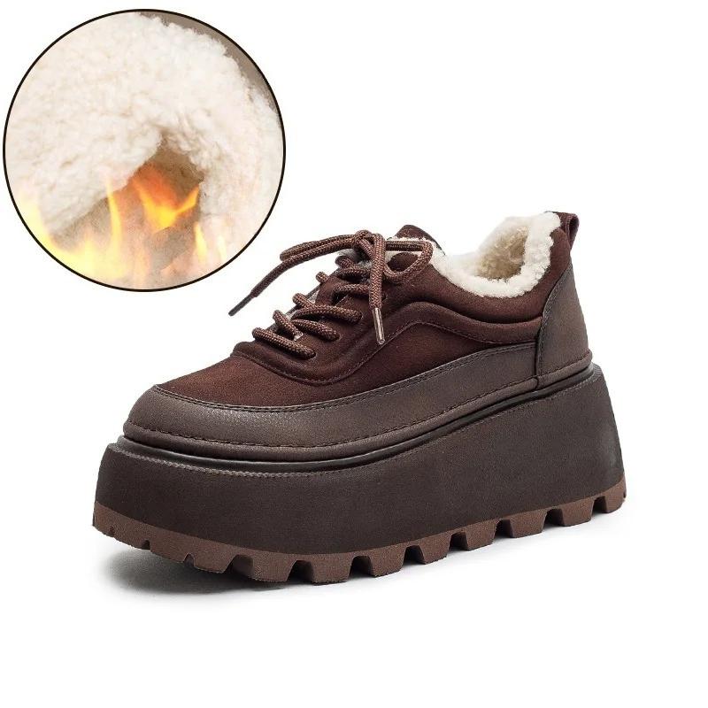 Johnature Thick Sole Height Increasing Retro Pumps Casual Versatile Lace Up Women s Platform Shoes 40-Plush кавовий
Johnature Thick Sole Height Increasing Retro Pumps Casual Versatile Lace Up Women s Platform Shoes 40-Plush кавовий