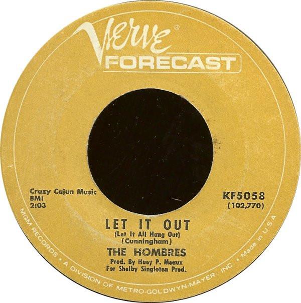 7inch Record HOMBRES - Let It Out (Let It All Hang Out) KF5058 Verve Forecast 1967 US Rock Used
7inch Record HOMBRES - Let It Out (Let It All Hang Out) KF5058 Verve Forecast 1967 US Rock Used