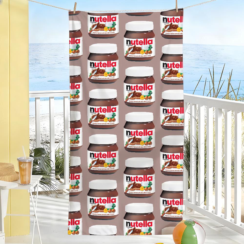 Chocolate Sweet N-Nutellas-S Logo Towel Soft Pool Gift For Travel Gym Shower Camping Quick Dry Sports Large Beach Towels W30*H60(CM)
Chocolate Sweet N-Nutellas-S Logo Towel Soft Pool Gift For Travel Gym Shower Camping Quick Dry Sports Large Beach Towels W30*H60(CM)