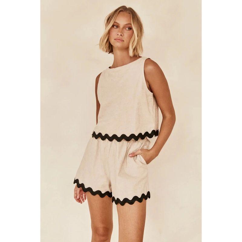 Casual Solid Color Sleeveless Shorts Set Casual Pure Color Sleeveless Shorts Suit black L
Casual Solid Color Sleeveless Shorts Set Casual Pure Color Sleeveless Shorts Suit black L