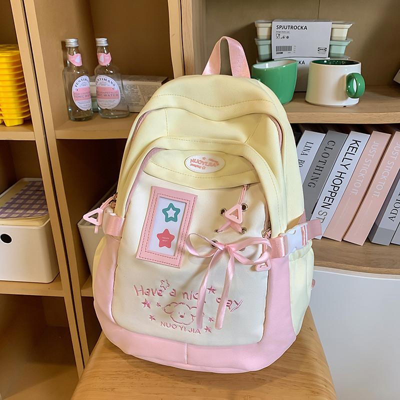 Girls Youth Large Capacity Nylon School Backpack With Stylish Stitching And Padded Straps жёлтый
Girls Youth Large Capacity Nylon School Backpack With Stylish Stitching And Padded Straps жёлтый
