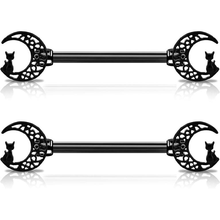 Кольцо для сосков Jewishsee, луна, штанга для сосков, кошка, пирсинг сосков, 14 г, украшения для сосков, ювелирные изделия для пирсинга на Хэллоуин, для женщин Black//White
Кольцо для сосков Jewishsee, луна, штанга для сосков, кошка, пирсинг сосков, 14 г, украшения для сосков, ювелирные изделия для пирсинга на Хэллоуин, для женщин Black//White