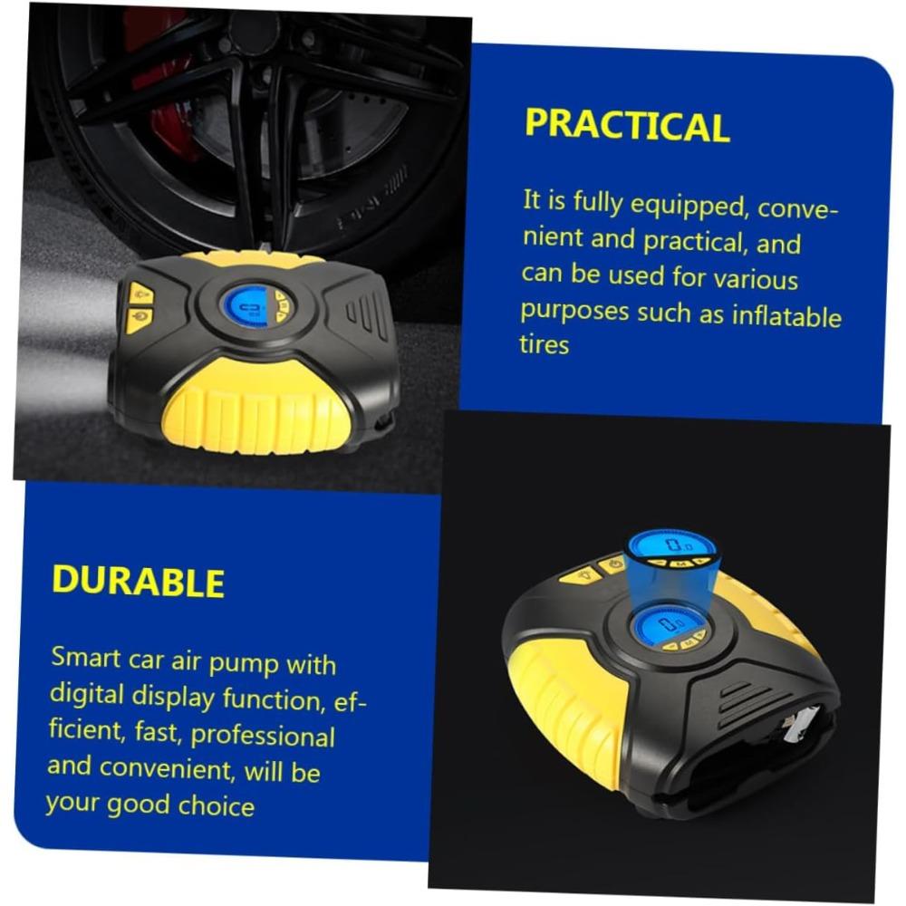 VALICLUD 1set Intelligent Car Air Inflatable Pump Digital Display Versatile Tire Inflator for Cars Motorcycles and and User- чорний
VALICLUD 1set Intelligent Car Air Inflatable Pump Digital Display Versatile Tire Inflator for Cars Motorcycles and and User- чорний