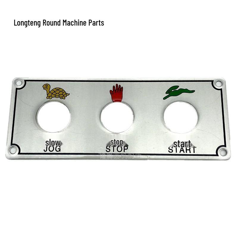 Large Circular Knitting Machine Button Base Plate - Start Switch Panel Accessory 15CM Length x 6.5CM Width, 2.5 Opening
Large Circular Knitting Machine Button Base Plate - Start Switch Panel Accessory 15CM Length x 6.5CM Width, 2.5 Opening
