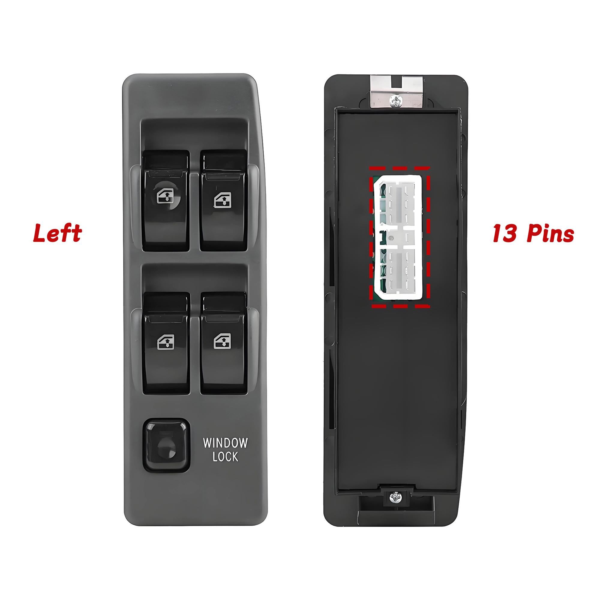 MR753373 For Mitsubishi Pajero Montero V31 V32 1990-2003,Front LHD Power Electric Window Control Switch,OE MR731813 MB781916 MR753373-Left
MR753373 For Mitsubishi Pajero Montero V31 V32 1990-2003,Front LHD Power Electric Window Control Switch,OE MR731813 MB781916 MR753373-Left