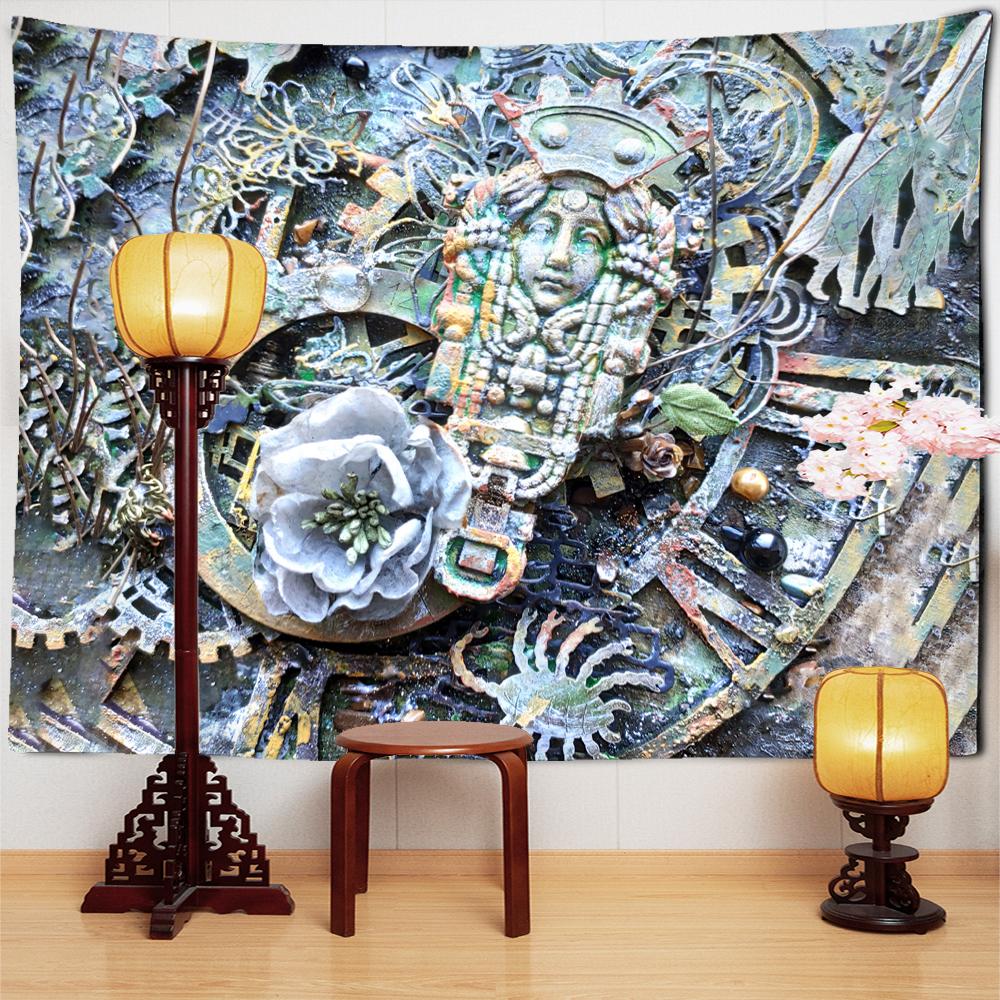 Psychedelic Witchcraft Tapestry Wall Hanging Hippie Dormitory Art Home Decor Figure Carving Painting Tapiz 95x70cm
Psychedelic Witchcraft Tapestry Wall Hanging Hippie Dormitory Art Home Decor Figure Carving Painting Tapiz 95x70cm