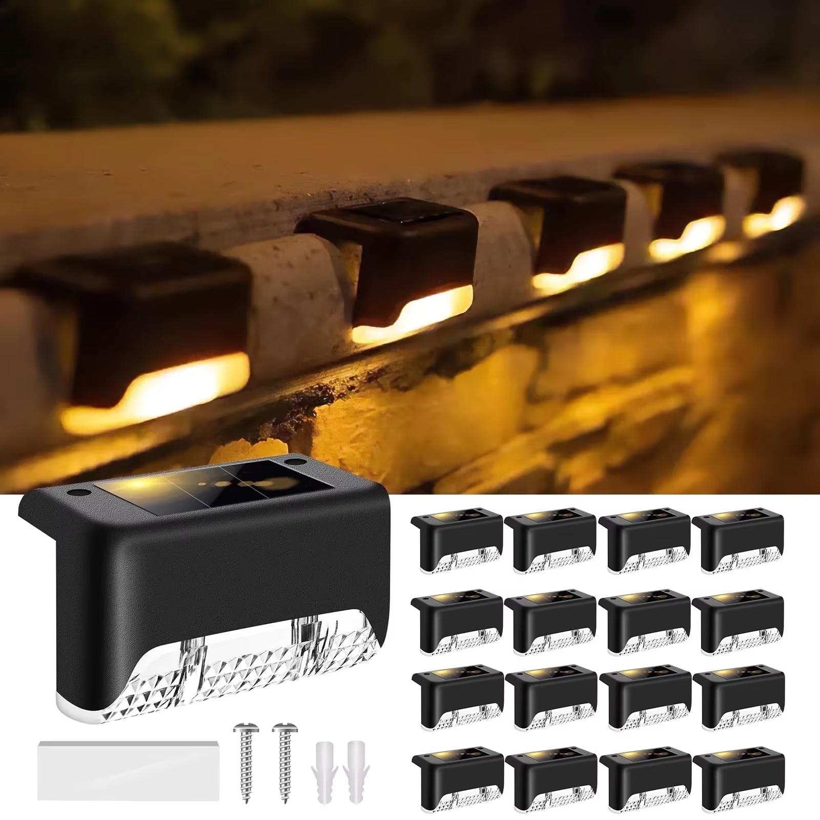 4/8Pack LED Solar Wall Lamp Outdoor Waterproof Wall light Path Stair Garden Lights Balcony Light Decoration for Patio Stair Fence Light 4PCS коричневий
4/8Pack LED Solar Wall Lamp Outdoor Waterproof Wall light Path Stair Garden Lights Balcony Light Decoration for Patio Stair Fence Light 4PCS коричневий