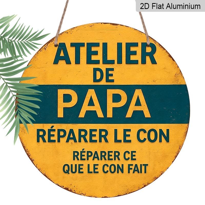 2D Flat Father s Day Themed Aluminum Pendant, Available in Various Sizes. Featuring Fun French Studio Quotes, It s An Ideal Choice for Home Décor 7.87×7.87inch
2D Flat Father s Day Themed Aluminum Pendant, Available in Various Sizes. Featuring Fun French Studio Quotes, It s An Ideal Choice for Home Décor 7.87×7.87inch