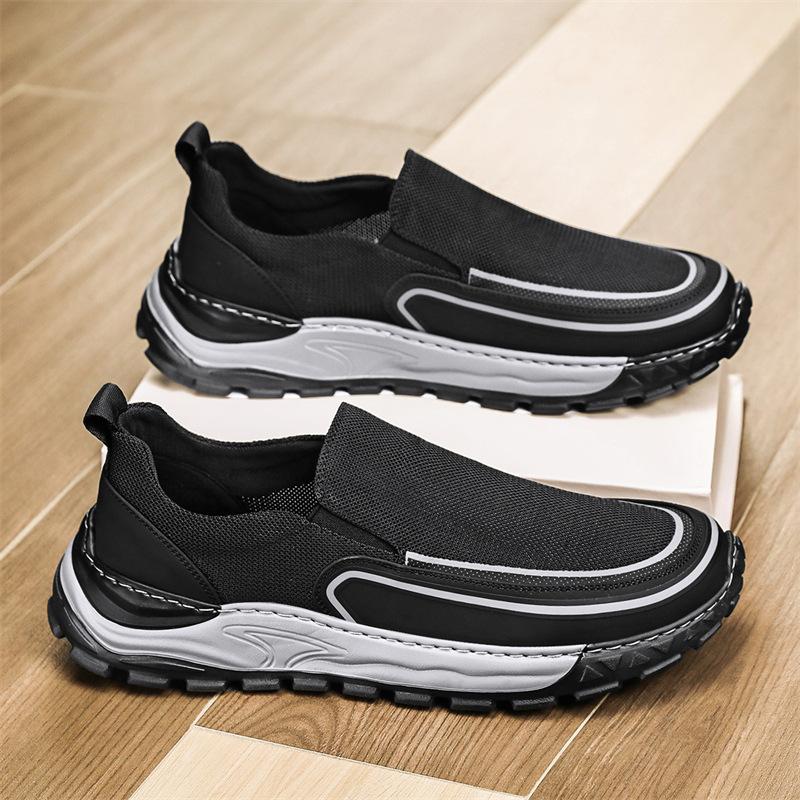 Summer mesh breathable one-pedal men s shoes platform comfortable shoes trendy shoes fashionable casual lightweight men s shoes 44 чорний
Summer mesh breathable one-pedal men s shoes platform comfortable shoes trendy shoes fashionable casual lightweight men s shoes 44 чорний