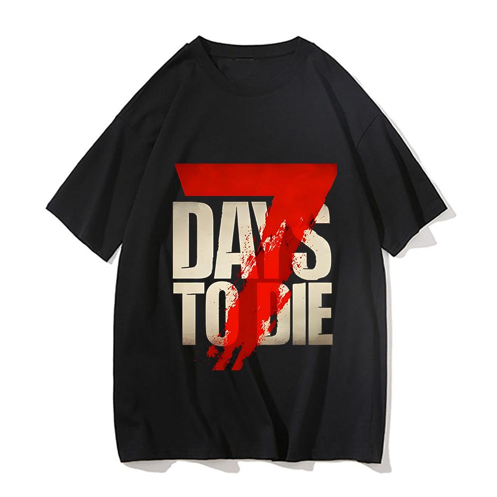 7 Days To Die Game Mens Short Sleeve Fashion Brand Trend White Clothing Tees Woman Customized Clothes Unisex Tops 3XL
7 Days To Die Game Mens Short Sleeve Fashion Brand Trend White Clothing Tees Woman Customized Clothes Unisex Tops 3XL