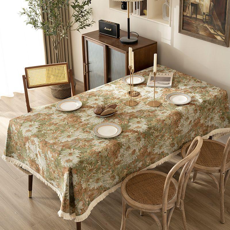 Ткани Скатерть Этнический Стиль Жаккардовая Ткань Покрытие для Ресторанного и Чайного Стола Прямоугольная Синяя Кисточка Новинка 2024 Американский Стиль Oil painting A# yellow 90 * 90cm
Ткани Скатерть Этнический Стиль Жаккардовая Ткань Покрытие для Ресторанного и Чайного Стола Прямоугольная Синяя Кисточка Новинка 2024 Американский Стиль Oil painting A# yellow 90 * 90cm
