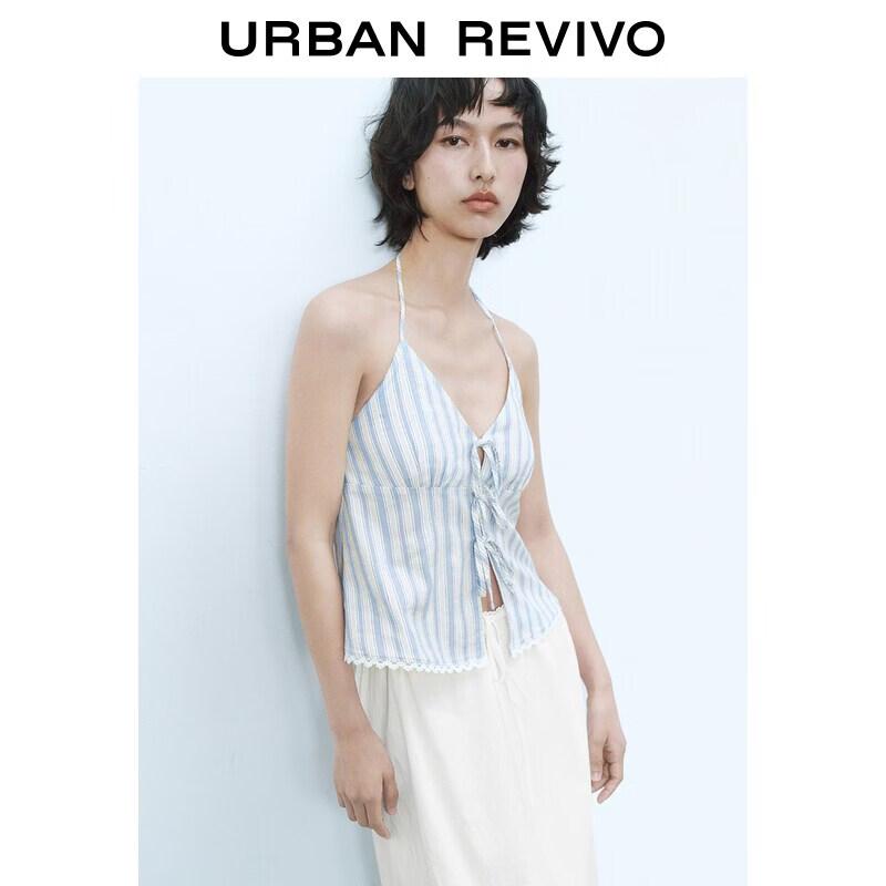UR2026 Women s Striped Halter Neck Tank Top XS
UR2026 Women s Striped Halter Neck Tank Top XS