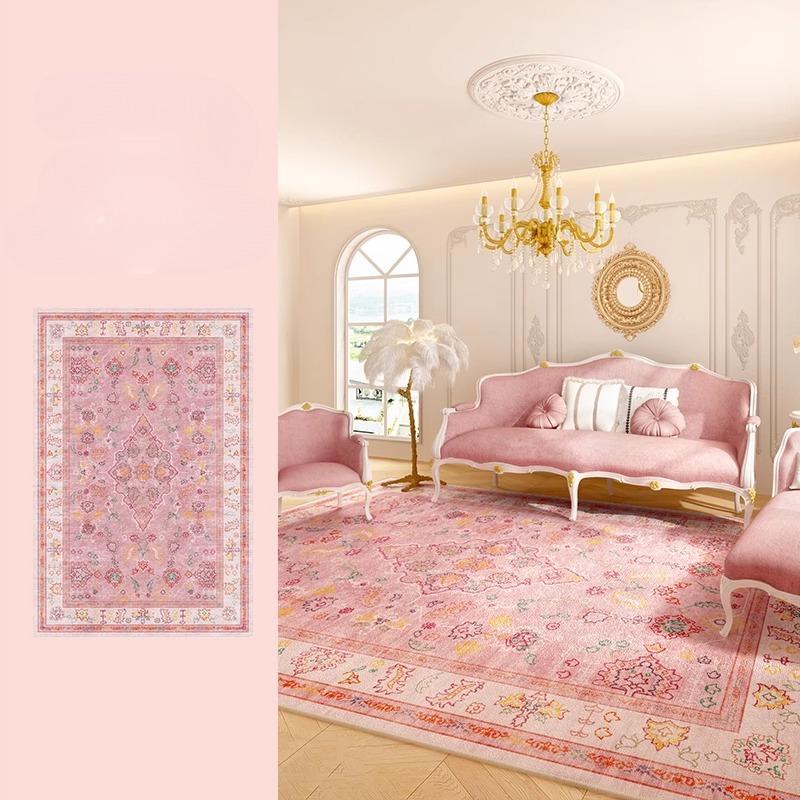 French Style Bedroom Decor Pink Carpet Large Area Carpets for Living Room Fluffy Soft Cloakroom Floor Mat Thick Plush Lounge Rug 80*120cm
French Style Bedroom Decor Pink Carpet Large Area Carpets for Living Room Fluffy Soft Cloakroom Floor Mat Thick Plush Lounge Rug 80*120cm