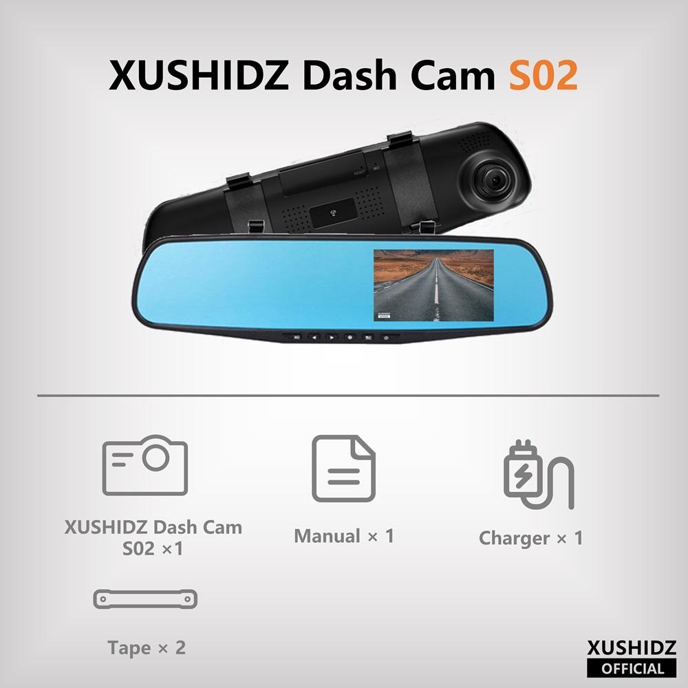 XUSHIDZ S02PRO 1080P Зеркальный видеорегистратор Передняя и задняя камера для автомобиля Двойной видеорегистратор для транспортного средства Видеорегистратор ночного видения Видеорегистратор для вождения None
XUSHIDZ S02PRO 1080P Зеркальный видеорегистратор Передняя и задняя камера для автомобиля Двойной видеорегистратор для транспортного средства Видеорегистратор ночного видения Видеорегистратор для вождения None