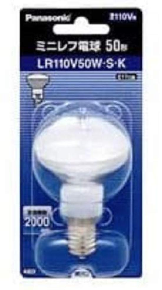 Panasonic mini reflex light bulb 110V 50W type E17 base 50mm diameter white LR110V50WSK
Panasonic mini reflex light bulb 110V 50W type E17 base 50mm diameter white LR110V50WSK