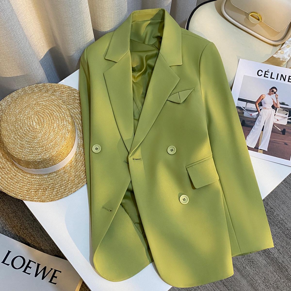 Women s Double-Breasted Slim Straight Green Suit Jacket - Stylish Spring/Autumn 2026 New Arrival Extra Large
Women s Double-Breasted Slim Straight Green Suit Jacket - Stylish Spring/Autumn 2026 New Arrival Extra Large
