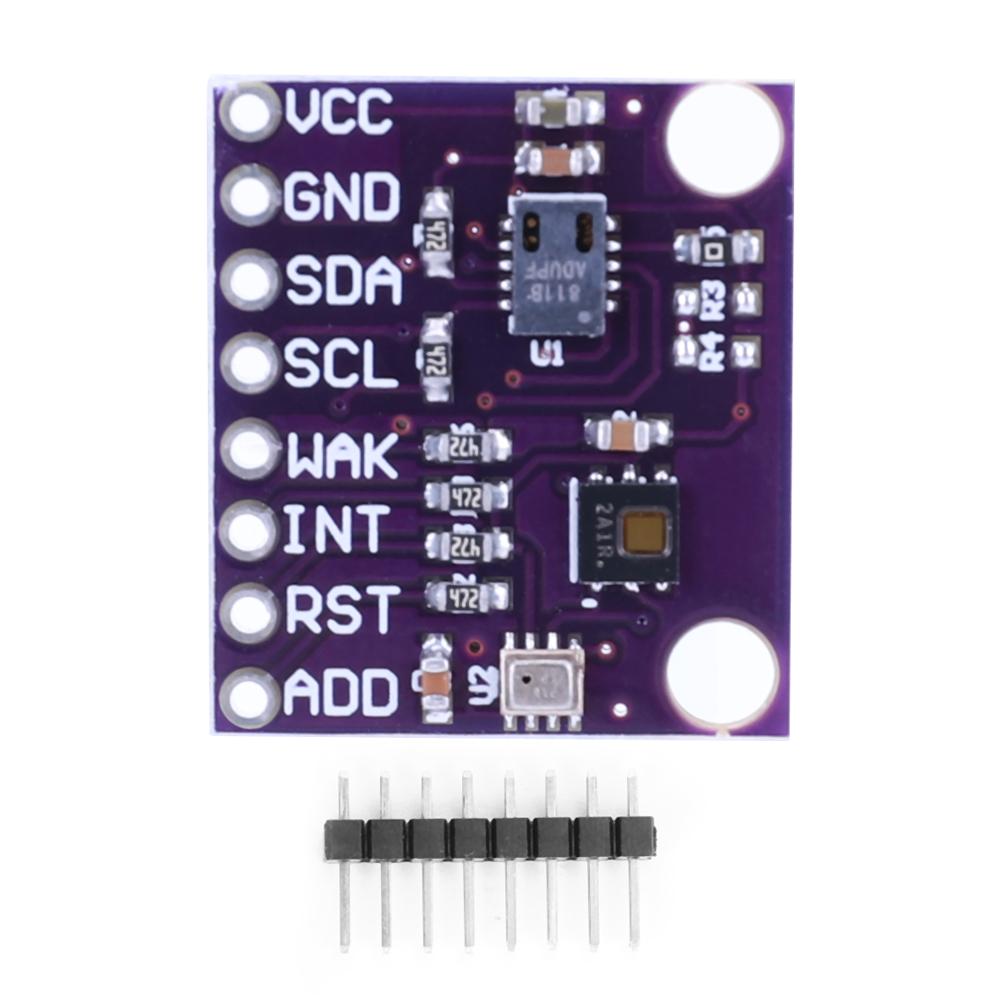 CCS811+HDC1080+BMP280 CO2 Temperature Humidity Gas Pressure Module Low Power for Monitoring Indoor Air Quality
CCS811+HDC1080+BMP280 CO2 Temperature Humidity Gas Pressure Module Low Power for Monitoring Indoor Air Quality