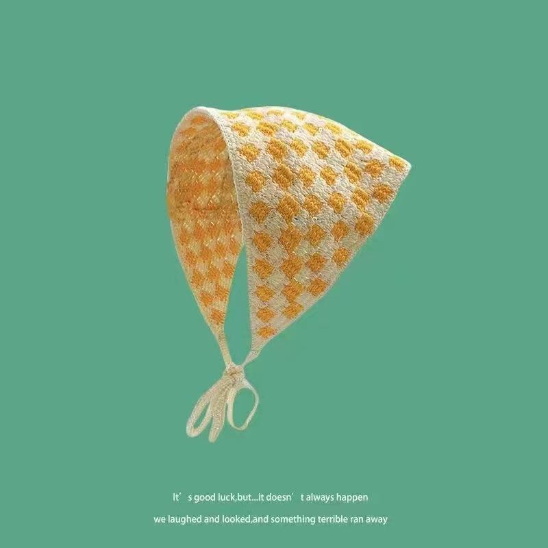 Korean Sweet Cute Handmade Crochet Hollow Triangle Headband Towel For Women Girls Flower Headscarf Hair Accessories
Korean Sweet Cute Handmade Crochet Hollow Triangle Headband Towel For Women Girls Flower Headscarf Hair Accessories