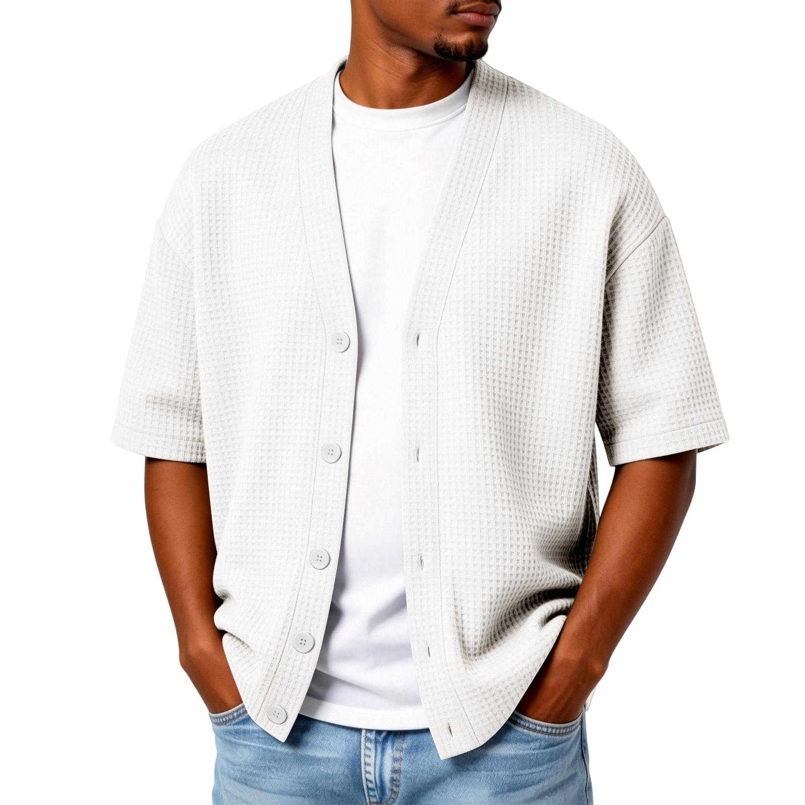 Men s Fashion Knit Casual Short Sleeve Cardigan | Lightweight Open Front Tops For Daily Wear XL білий
Men s Fashion Knit Casual Short Sleeve Cardigan | Lightweight Open Front Tops For Daily Wear XL білий