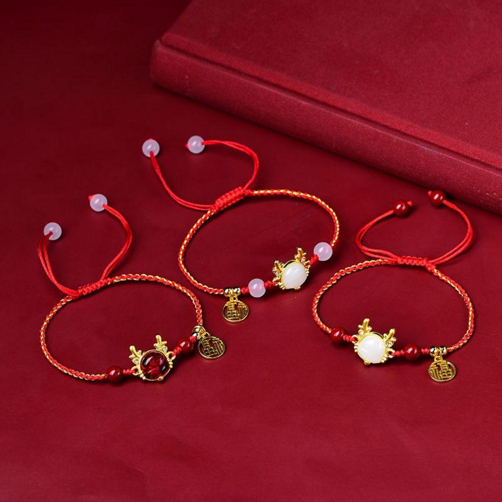 Fortune Dragon Animal Bracelet Handmade Dragon Transfer Bead Zodiac Dragon Bracelets Amulet
Fortune Dragon Animal Bracelet Handmade Dragon Transfer Bead Zodiac Dragon Bracelets Amulet