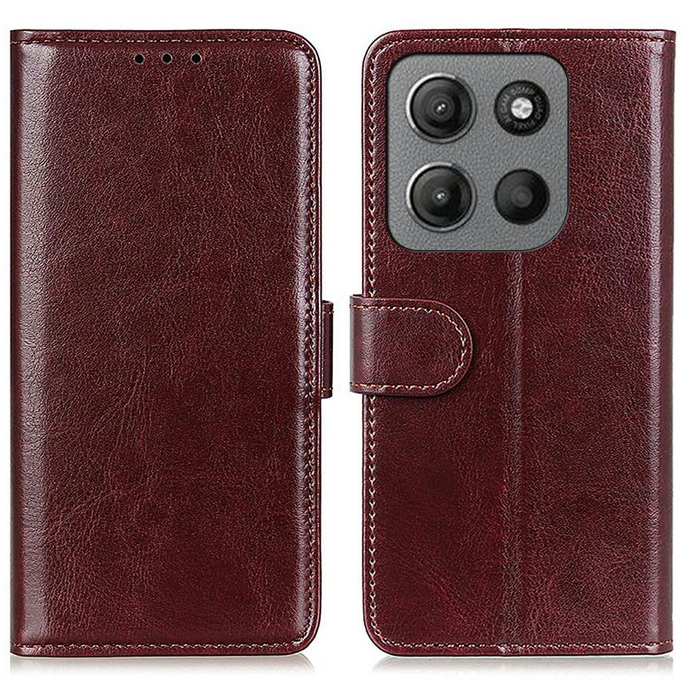 For Motorola Moto G15 4G/G05 4G Case Crazy Horse Texture PU Leather Phone Stand Cover Brown
For Motorola Moto G15 4G/G05 4G Case Crazy Horse Texture PU Leather Phone Stand Cover Brown