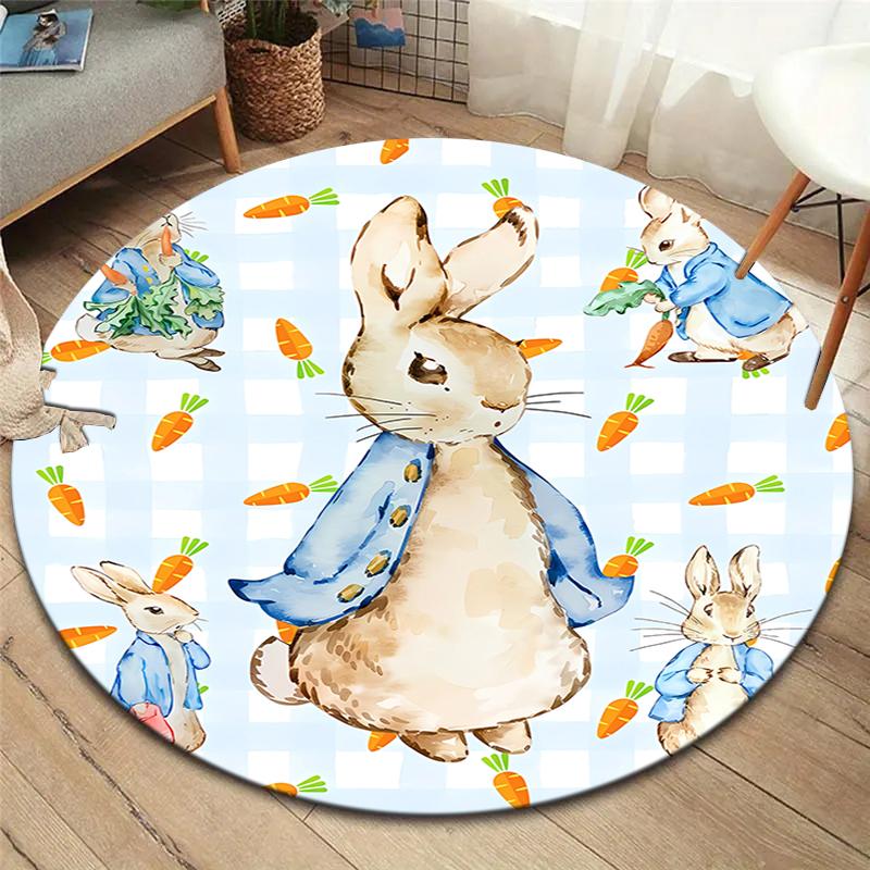 Peter Rabbit Round Area Rug,Carpet Rug for Living Room Bedroom Sofa Playroom Decor,Non-slip Floor Mat 80cmx80cm
Peter Rabbit Round Area Rug,Carpet Rug for Living Room Bedroom Sofa Playroom Decor,Non-slip Floor Mat 80cmx80cm