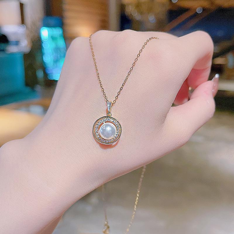 2021 Korean Circle Pearl Titanium Steel Necklace: Unique, Fashionable, Feminine Clavicle Chain X595 золотой
2021 Korean Circle Pearl Titanium Steel Necklace: Unique, Fashionable, Feminine Clavicle Chain X595 золотой