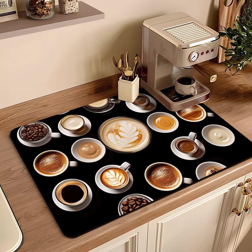 Retro Wooden Texture Coffee Mat Super Antiskid Coffee Machine Pad Kitchen Counter Coffee Drying Mat Cozy Farmhouse Style (as the picture,20x30cm)
Retro Wooden Texture Coffee Mat Super Antiskid Coffee Machine Pad Kitchen Counter Coffee Drying Mat Cozy Farmhouse Style (as the picture,20x30cm)