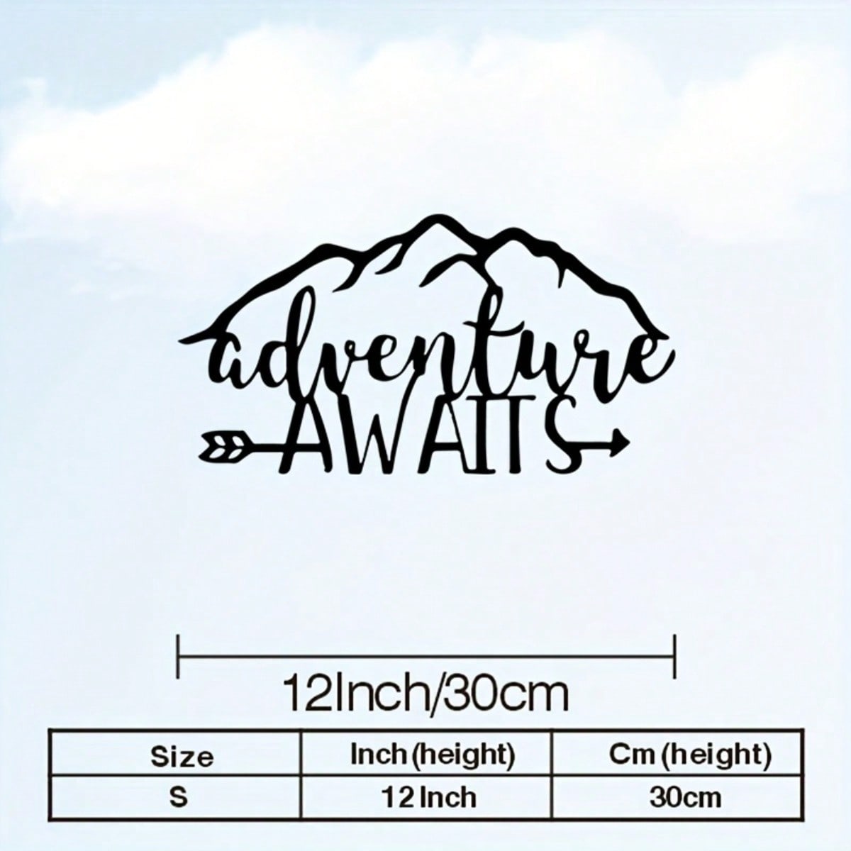 Vintage Adventure Rustproof Iron Wall Art Arrow Ruler Design for Yard Cabin Decor 30x16
Vintage Adventure Rustproof Iron Wall Art Arrow Ruler Design for Yard Cabin Decor 30x16
