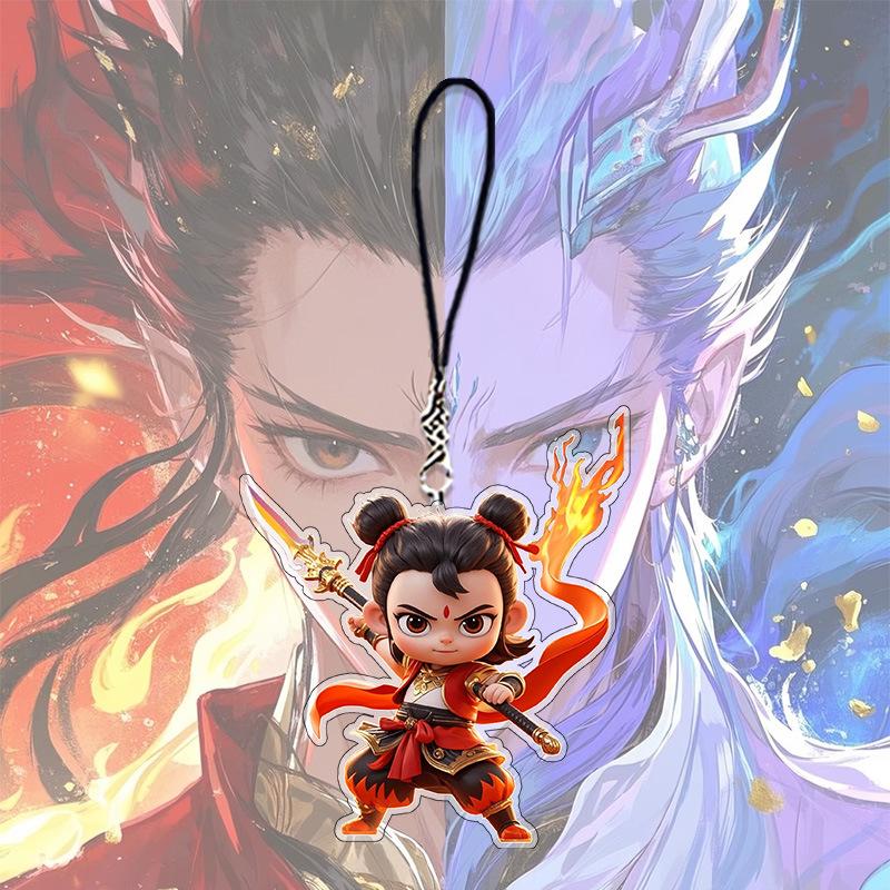 Подвеска в виде торта-лотоса Nezha 2 Devil, детский морской мультфильм, аниме, дорогая цепочка для мобильного телефона Nezha Ao Bing, подвеска
Подвеска в виде торта-лотоса Nezha 2 Devil, детский морской мультфильм, аниме, дорогая цепочка для мобильного телефона Nezha Ao Bing, подвеска