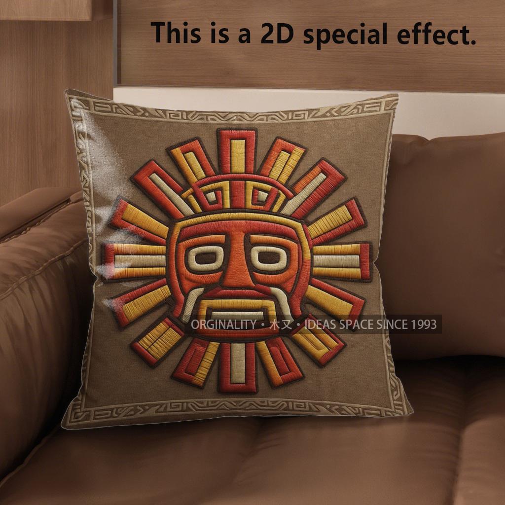 2D Aztec Sun God Square Throw Pillow Covers Pattern Cushion Cover Suitable For Sofa Bedroom Car Pillow Cover 40x40cm
2D Aztec Sun God Square Throw Pillow Covers Pattern Cushion Cover Suitable For Sofa Bedroom Car Pillow Cover 40x40cm