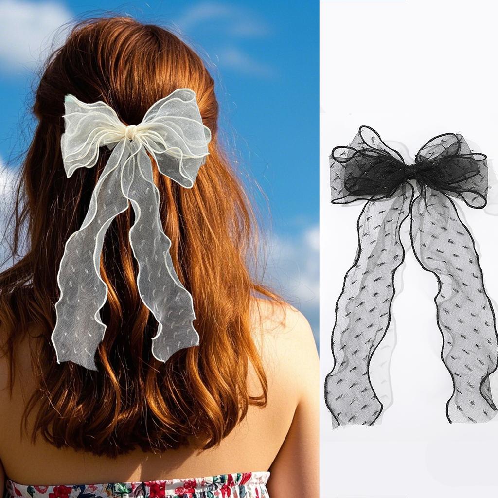 Long ribbon Hairpin Large Barrette Bow Hair Clip For Women Girls Hairgrip Headwear Hair Accessories
Long ribbon Hairpin Large Barrette Bow Hair Clip For Women Girls Hairgrip Headwear Hair Accessories