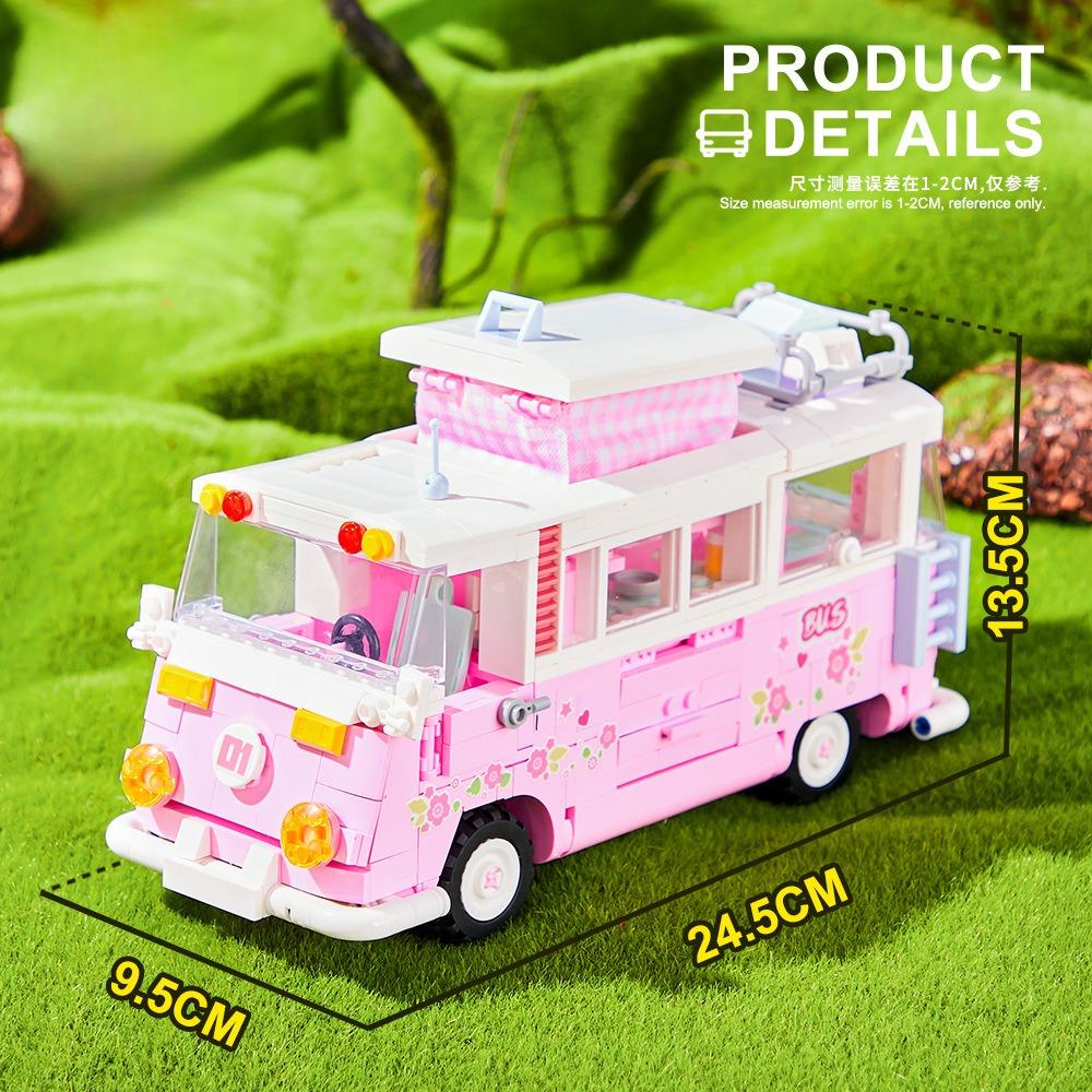 Pink Travel Bus Building Blocks Educational Toy for Kids Creative Assembly Bricks STEM Learning Gift
Pink Travel Bus Building Blocks Educational Toy for Kids Creative Assembly Bricks STEM Learning Gift