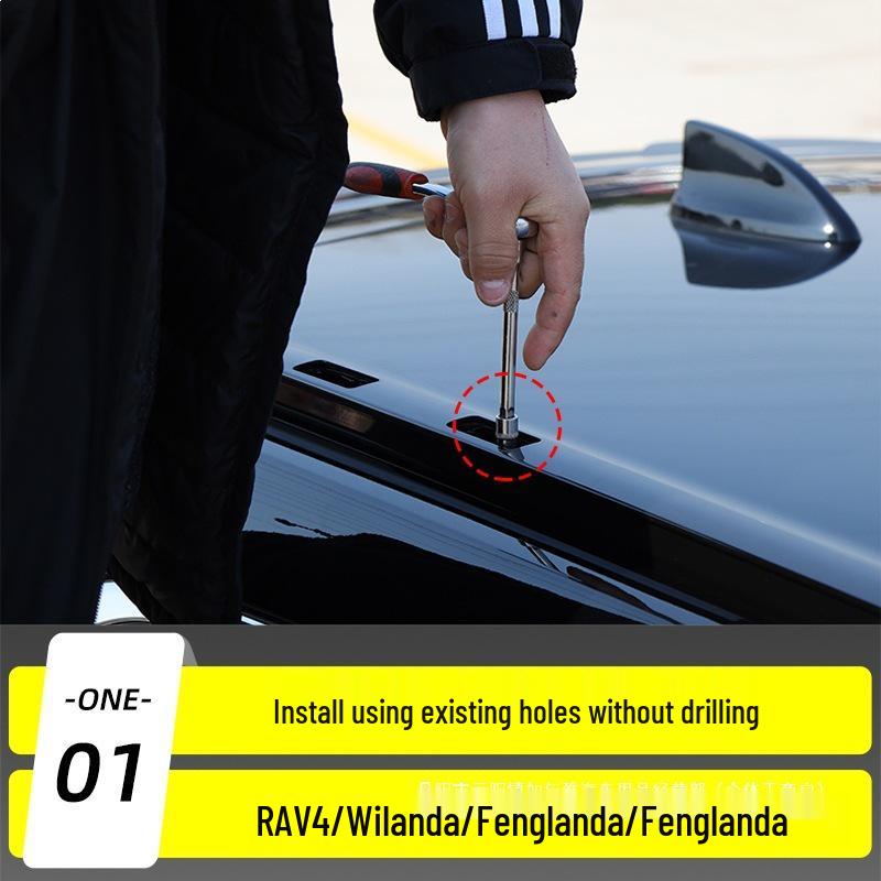 Roof Rack for Toyota RAV4, Rongfang, Fenglanda, Weilanda, and Corolla Other
Roof Rack for Toyota RAV4, Rongfang, Fenglanda, Weilanda, and Corolla Other