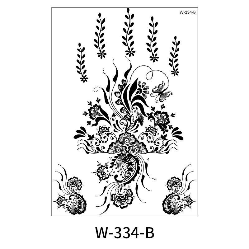 Beauty Sticker Tattoo Sticker Tattoo Black Lace Tattoo Sticker Waterproof W-334-B
Beauty Sticker Tattoo Sticker Tattoo Black Lace Tattoo Sticker Waterproof W-334-B
