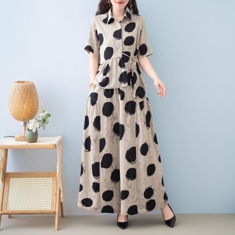 Summer 2025 Fashionable Slimming Two-Piece Skirt and Pants Set for Stylish Middle-Aged and Elderly Women XXXL (140-160 lbs)
Summer 2025 Fashionable Slimming Two-Piece Skirt and Pants Set for Stylish Middle-Aged and Elderly Women XXXL (140-160 lbs)