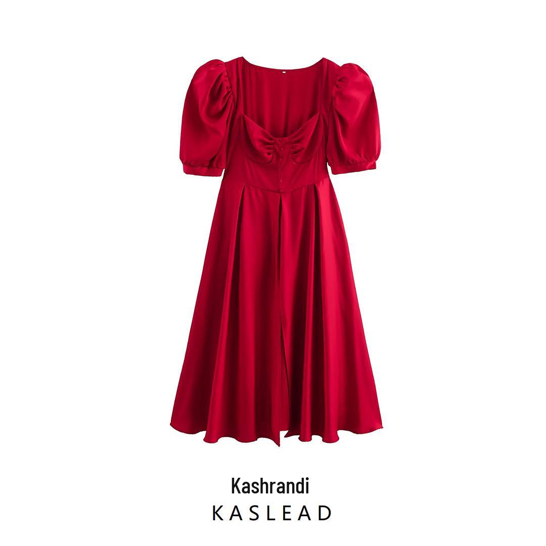 Spring 2025 Women s European & American Style Plus Size Square Neck Bubble Sleeve Long Dress XXL красный
Spring 2025 Women s European & American Style Plus Size Square Neck Bubble Sleeve Long Dress XXL красный