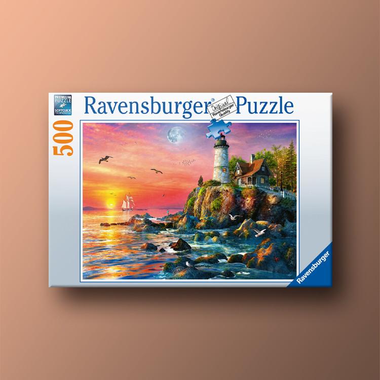 Пазл Ravensburger «Маяк на закате» из 500 деталей, популярная корейская настольная игра
Пазл Ravensburger «Маяк на закате» из 500 деталей, популярная корейская настольная игра