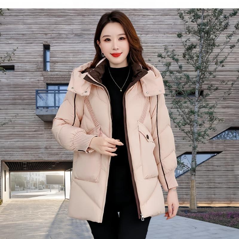 Down Cotton-padded Clothes Women s Medium and Long Winter New High-end Hooded Cotton-padded Clothes Fashionable Loose Warm Cotton-padded Jackets XL рожевий
Down Cotton-padded Clothes Women s Medium and Long Winter New High-end Hooded Cotton-padded Clothes Fashionable Loose Warm Cotton-padded Jackets XL рожевий