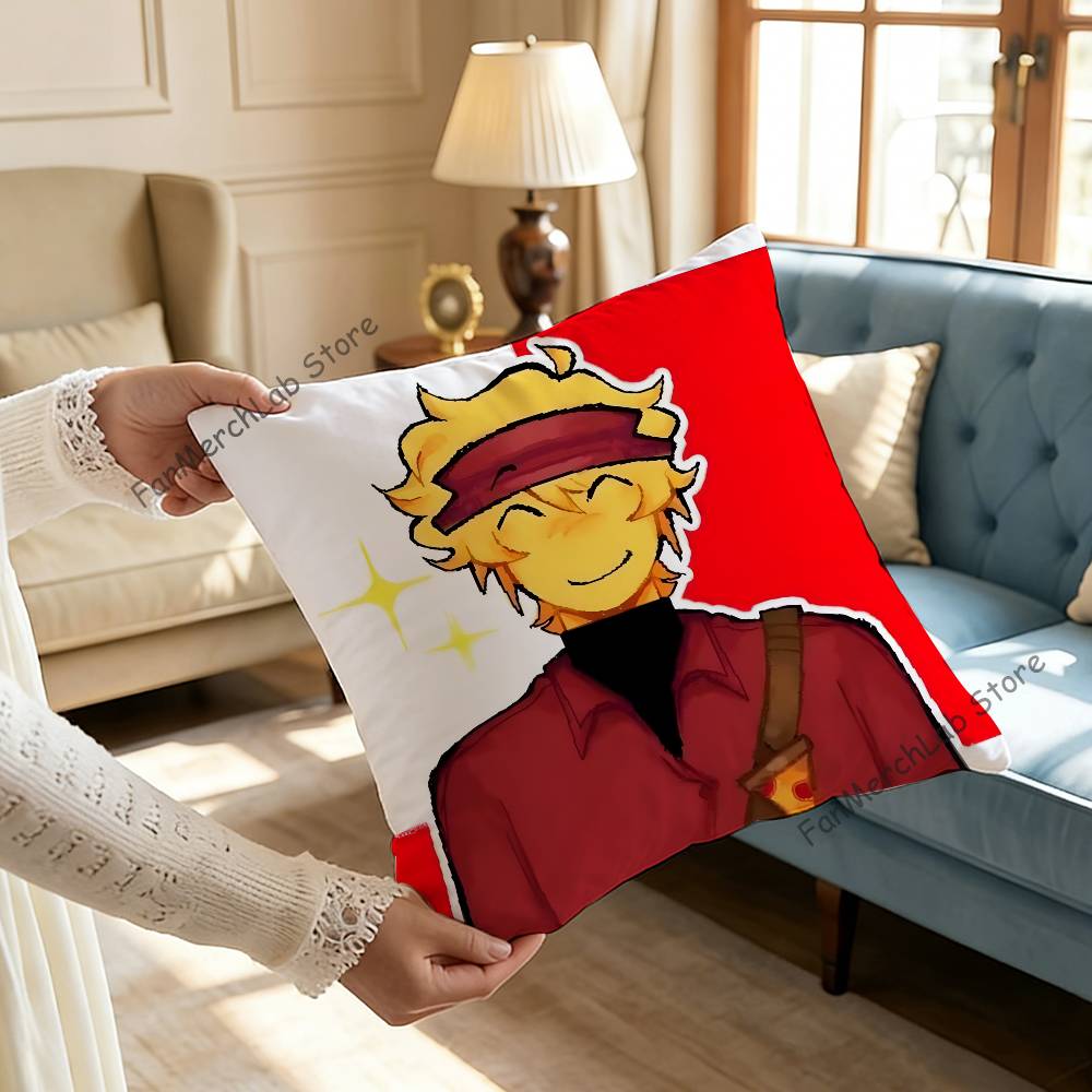 EElliot Anime Pizza Pillow Covers Cartoon Sofa Decorative Home Doublesided Printing Short Plush Cute Cushion Cover 30x30cm
EElliot Anime Pizza Pillow Covers Cartoon Sofa Decorative Home Doublesided Printing Short Plush Cute Cushion Cover 30x30cm