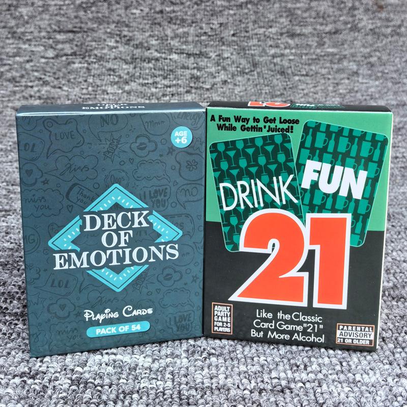 Английская версия колоды эмоций карты эмоций Drink fun 21 карта для питья Настольная игра Drink fun
Английская версия колоды эмоций карты эмоций Drink fun 21 карта для питья Настольная игра Drink fun