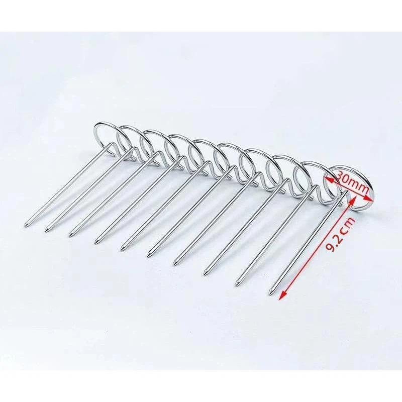 10Pcs Air Fryer Vertical Barbecue Grill Food Grade 304 Stainless Steel Special Baking Needle Home Oven Skewer Skewer KitchenTool
10Pcs Air Fryer Vertical Barbecue Grill Food Grade 304 Stainless Steel Special Baking Needle Home Oven Skewer Skewer KitchenTool