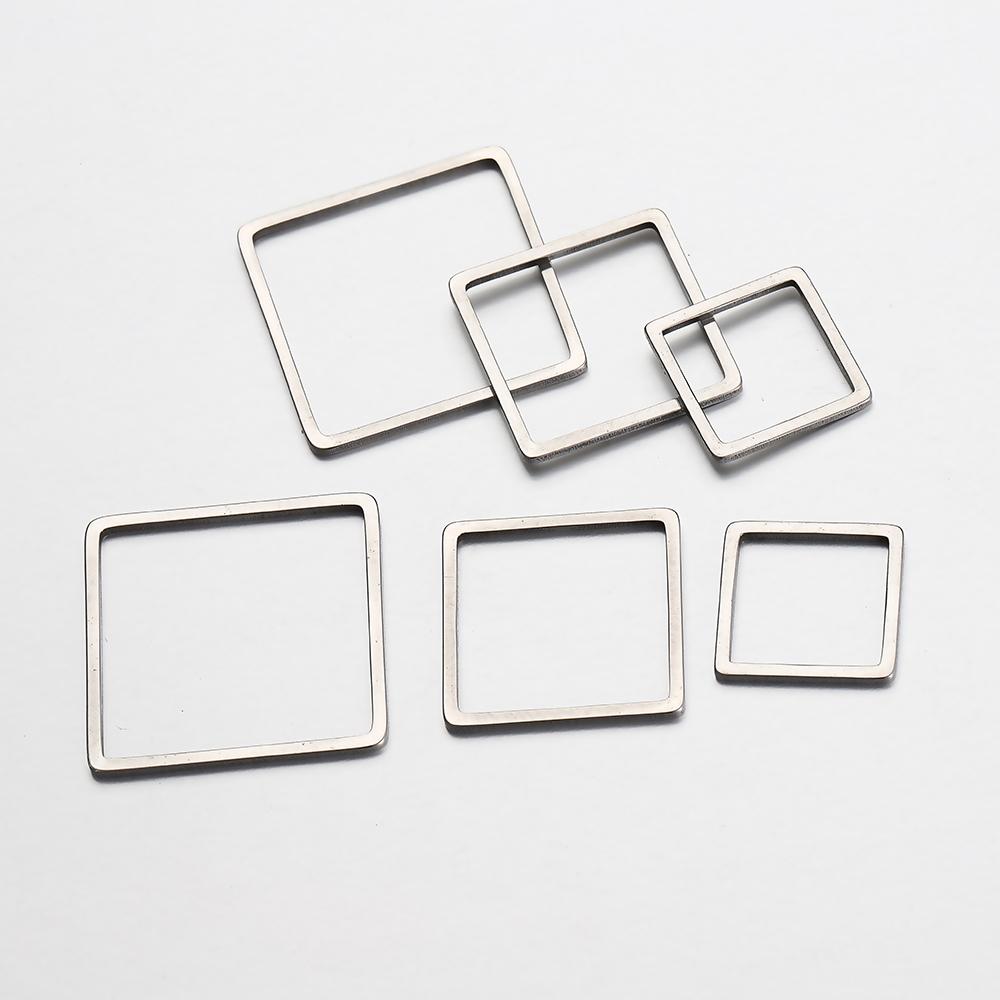 20pcs Gold Color Stainless Steel Square Frame Charms Pendants for Earrings Necklace DIY Jewelry Making Accessories Supplies 16mm
20pcs Gold Color Stainless Steel Square Frame Charms Pendants for Earrings Necklace DIY Jewelry Making Accessories Supplies 16mm