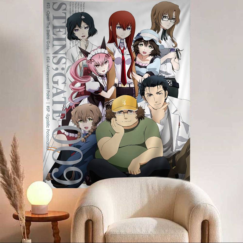 Anime SSteins Gate Character Group Wall Tapestry Time TravelThemed Cast Sleek Room Accent for SciFi Anime Fans 74x94cm(29x37in)
Anime SSteins Gate Character Group Wall Tapestry Time TravelThemed Cast Sleek Room Accent for SciFi Anime Fans 74x94cm(29x37in)