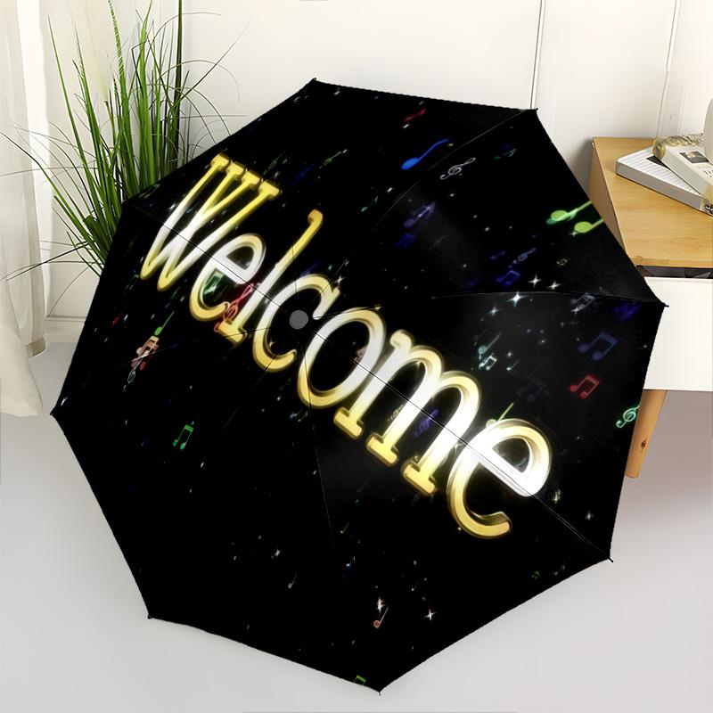 1pc Musical symbols and musical instruments Umbrella Portable Folding Umbrella Iron Frame Hole Bone Structure Outdoor Home Umbrella
1pc Musical symbols and musical instruments Umbrella Portable Folding Umbrella Iron Frame Hole Bone Structure Outdoor Home Umbrella