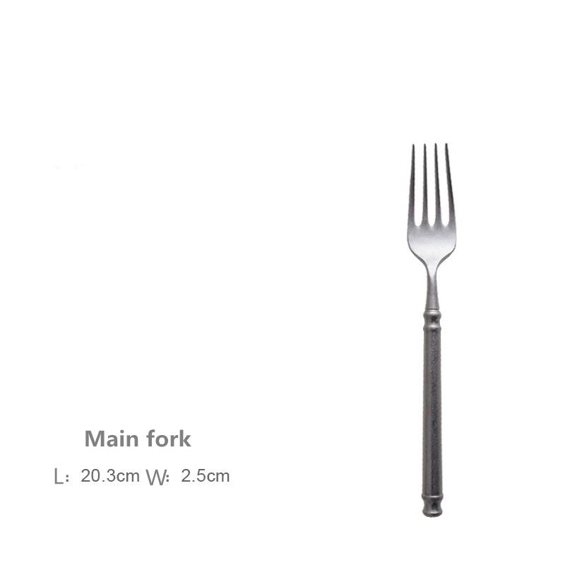 Набір столового посуду з нержавіючої сталі 304, столові прибори в стилі ретро, ніж для стейка та ложка для західної кухні, скандинавський набір столового посуду
Набір столового посуду з нержавіючої сталі 304, столові прибори в стилі ретро, ніж для стейка та ложка для західної кухні, скандинавський набір столового посуду